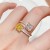 "Sparkling Chimney Opening Ring for Women - Adjustable Engagement Party Accessories with Cubic Zirconia Brilliance" | €2.00 | OKKO MODE