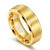 Anillo de tungsteno color oro 6mm/8mm - Boda lujo | 7,60 $ | OKKO MODE