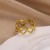 Bague coeur romantique en acier inoxydable - Bijoux mariage | 1,94 $ | OKKO MODE