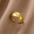 Bague coeur romantique en acier inoxydable - Bijoux mariage | 1,94 $ | OKKO MODE