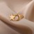 Bague en acier inoxydable avec lune et étoile pour femme | 2,17 $ | OKKO MODE