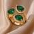 "Adjustable Stainless Steel Ring for Women - Luxury Aesthetic Jewelry" | $2.17 | OKKO MODE