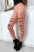 Rose Leggings with Pretty Cutout Pattern and Mesh Lining | $1.37 | OKKO MODE