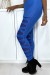 Legging azul con diseño recortado y forrado en malla | 1,37 $ | OKKO MODE