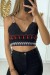 Brassière en crochet avec motif aztèque et pompon | 3,41 $ | OKKO MODE
