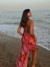 Robe Longue Chic rose à Bretelles pour Femme, Tenue dos nu à Lacets, Plage Nouvelle Collection | 24,29 € | OKKO MODE