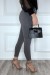 High Waist Stretch Gray Slim Jeans | $6.83 | OKKO MODE