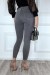 High Waist Stretch Gray Slim Jeans | $6.83 | OKKO MODE