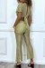 Conjunto de praia em rede verde e dourado | 6,83 $ | OKKO MODE