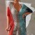 Vestido túnica de praia feminino em tricô - Verão 2025 | 16,19 € | OKKO MODE