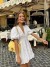 Solid Embroidered Short Elegant Summer Dress White Casual Streetwear Mini Women's Robe | $31.20 | OKKO MODE