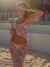 Two-Piece Mesh Cover Up Bikini Set - 2025 Sexy Swimwear | $25.35 | OKKO MODE