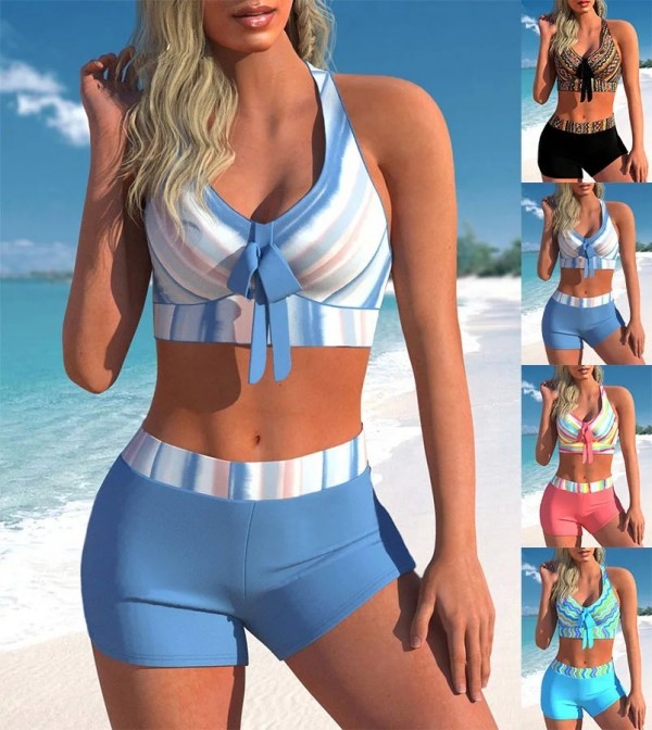 Maillot de bain de bord de mer pour femmes, article unique, Sexy, ensemble deux pièces, Bikini, pour femmes, S-5XL