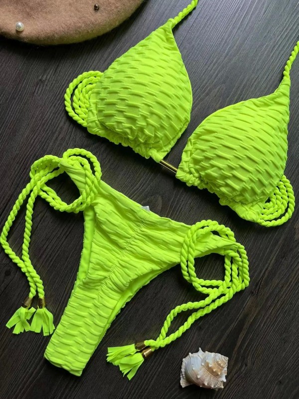 Sexy Bikini Set 2023 Damen Badeanzug Push Up Brasilianischer String-Badeanzug Kleidung