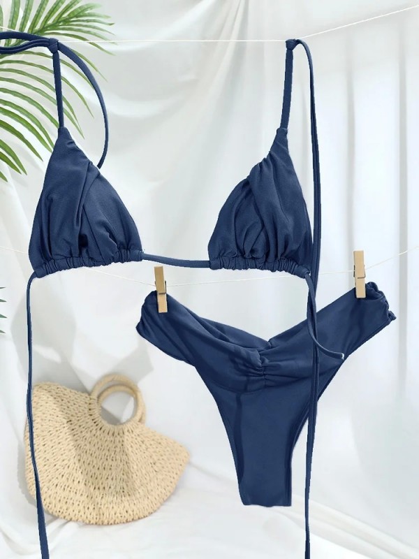 Bikini Micro Triángulo Mujer Playa Sexy - Vêtements Plage