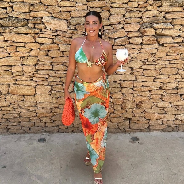 Sexy 3-teiliger Micro Bikini mit langen Ärmeln - Neue Badeanzüge 2024